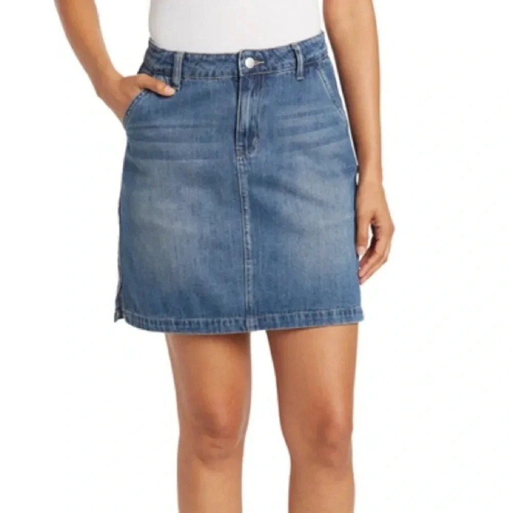 Denim Mini Skirt